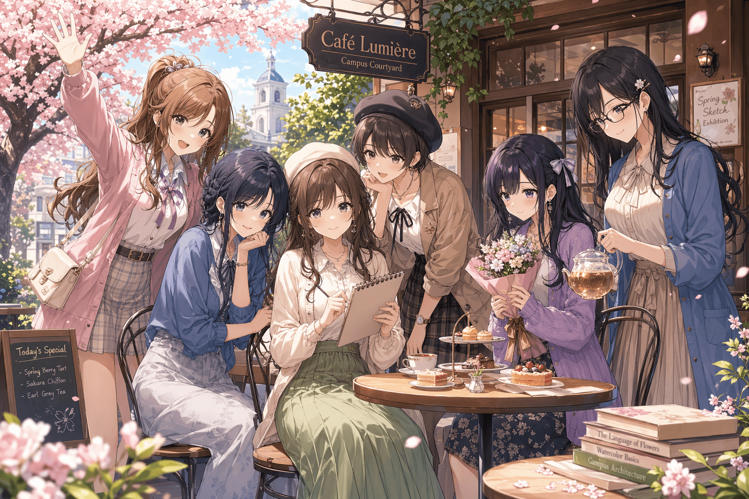 Anime Girls Sweet Group