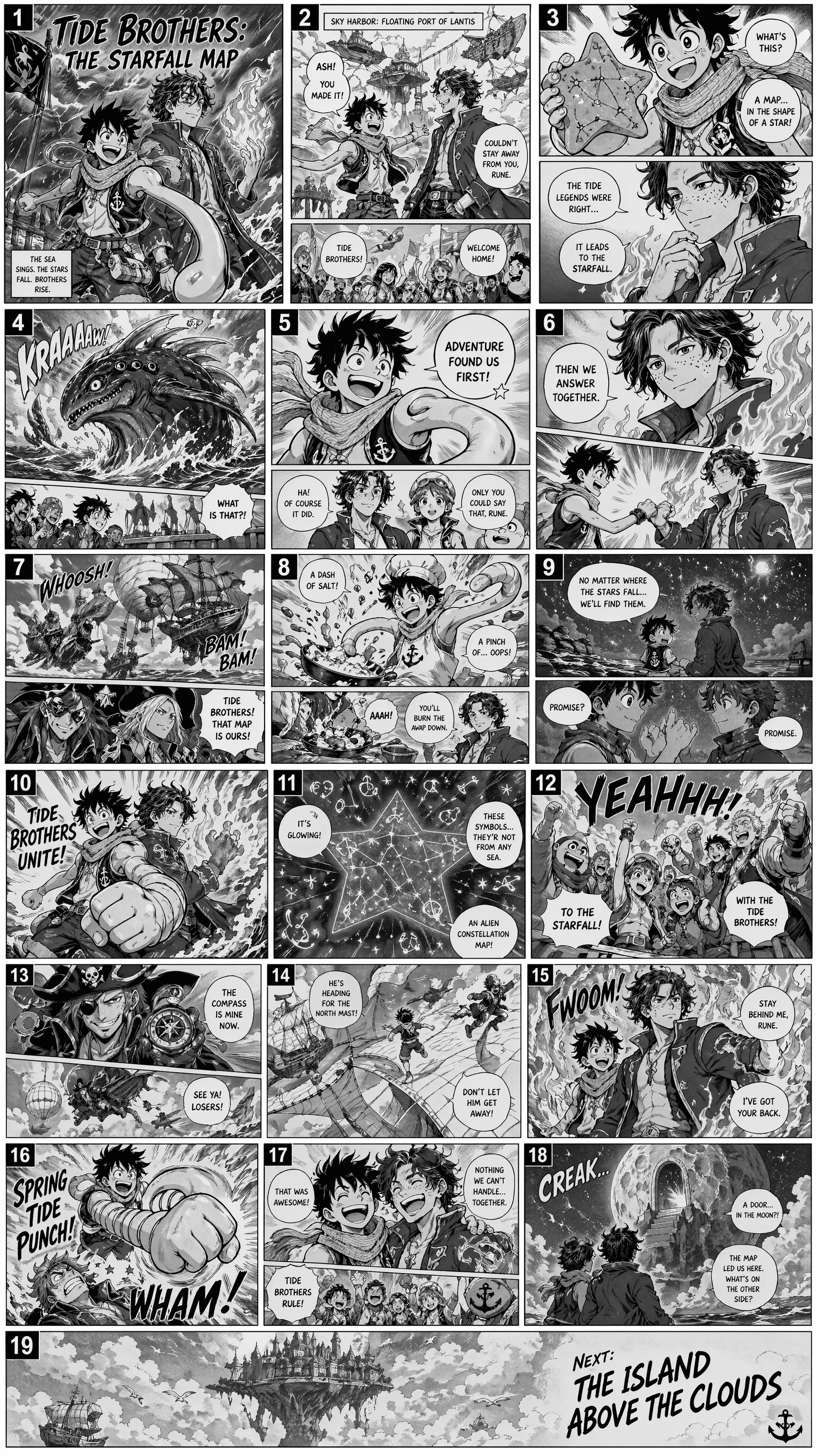 Tide Brothers 19 Page Manga