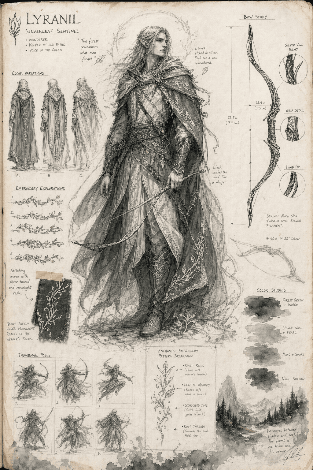 Elven Archer Sheet