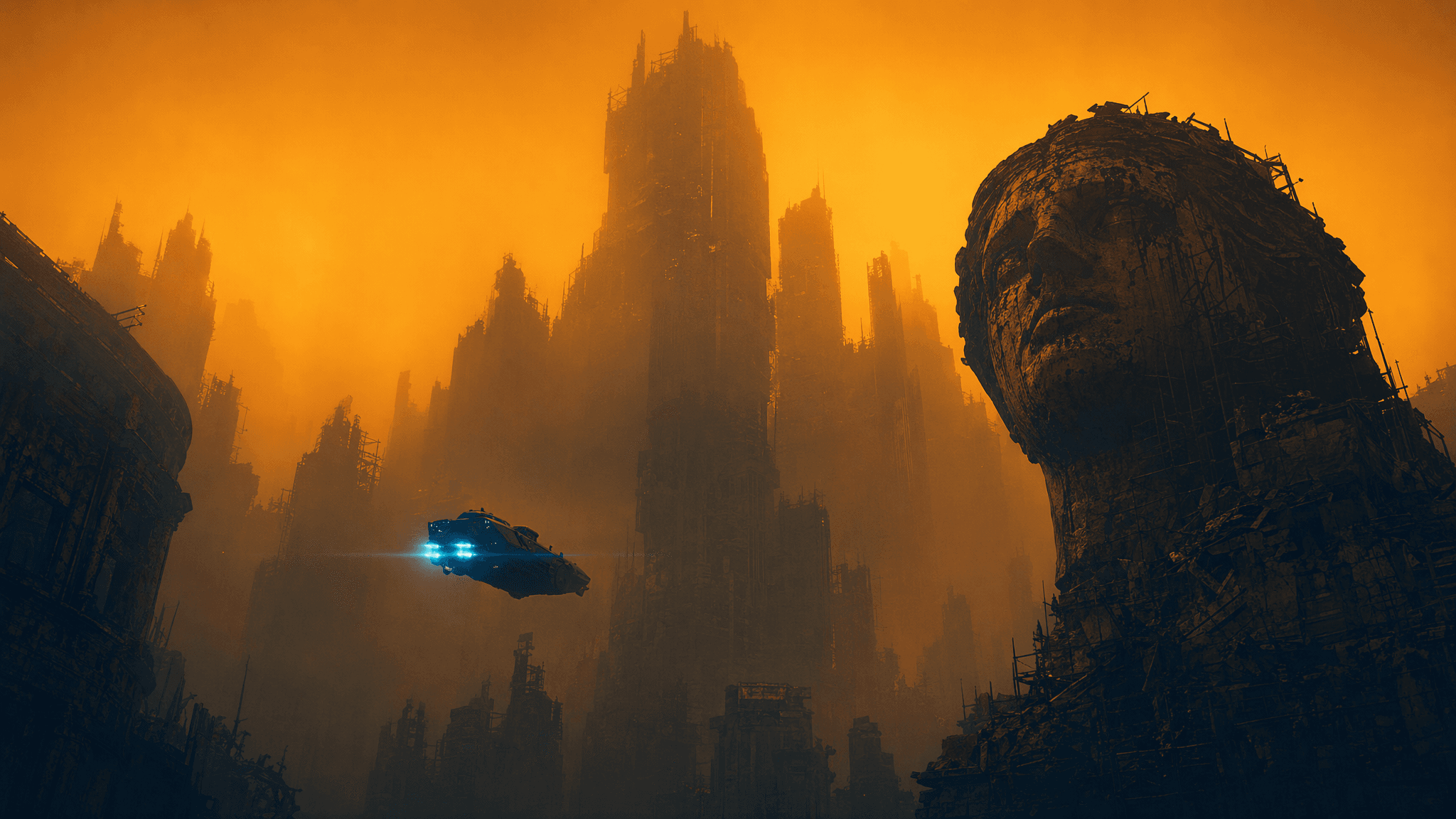 Blade Runner Neo Noir Orange