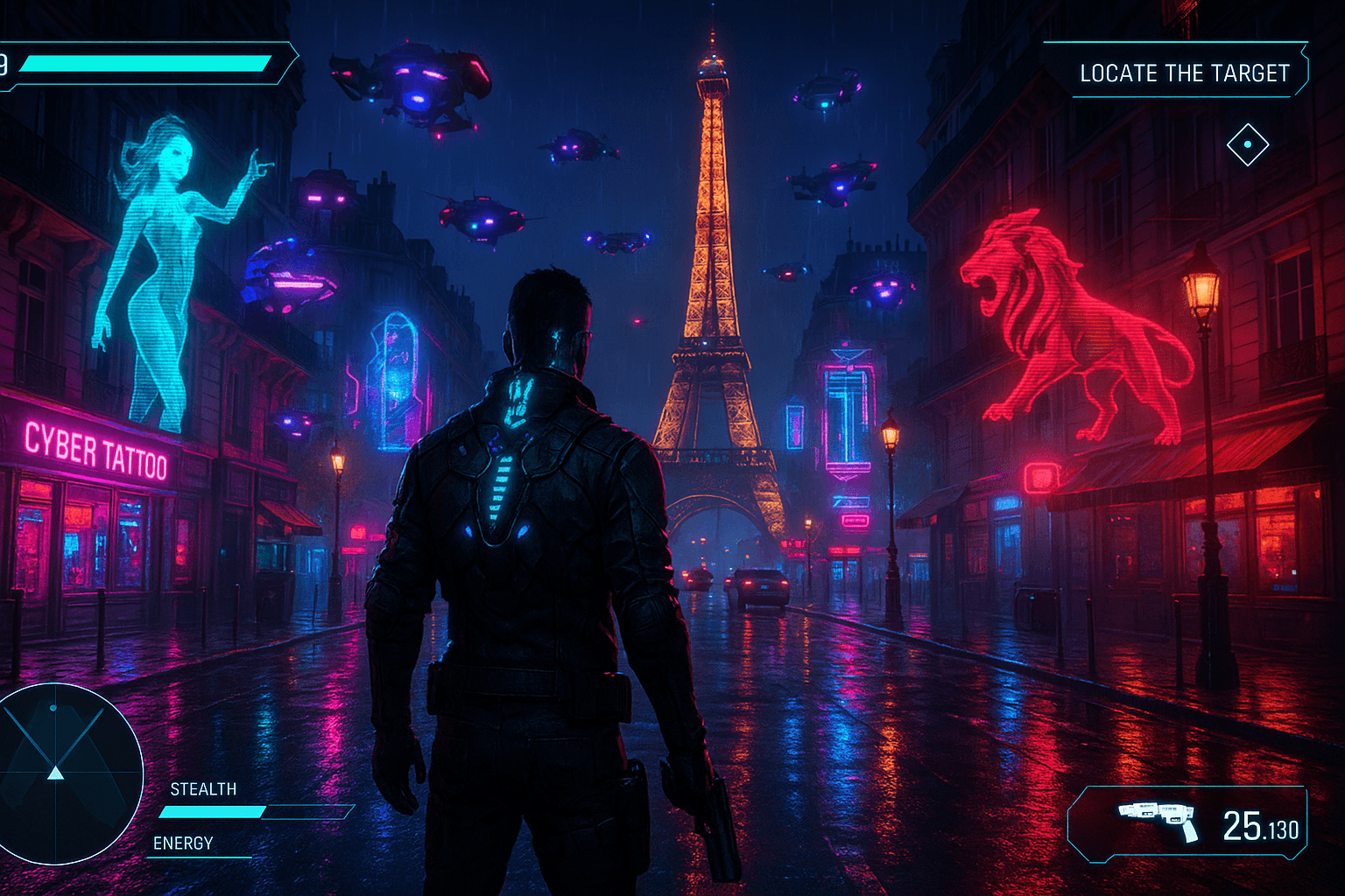 Cyberpunk Europe Action