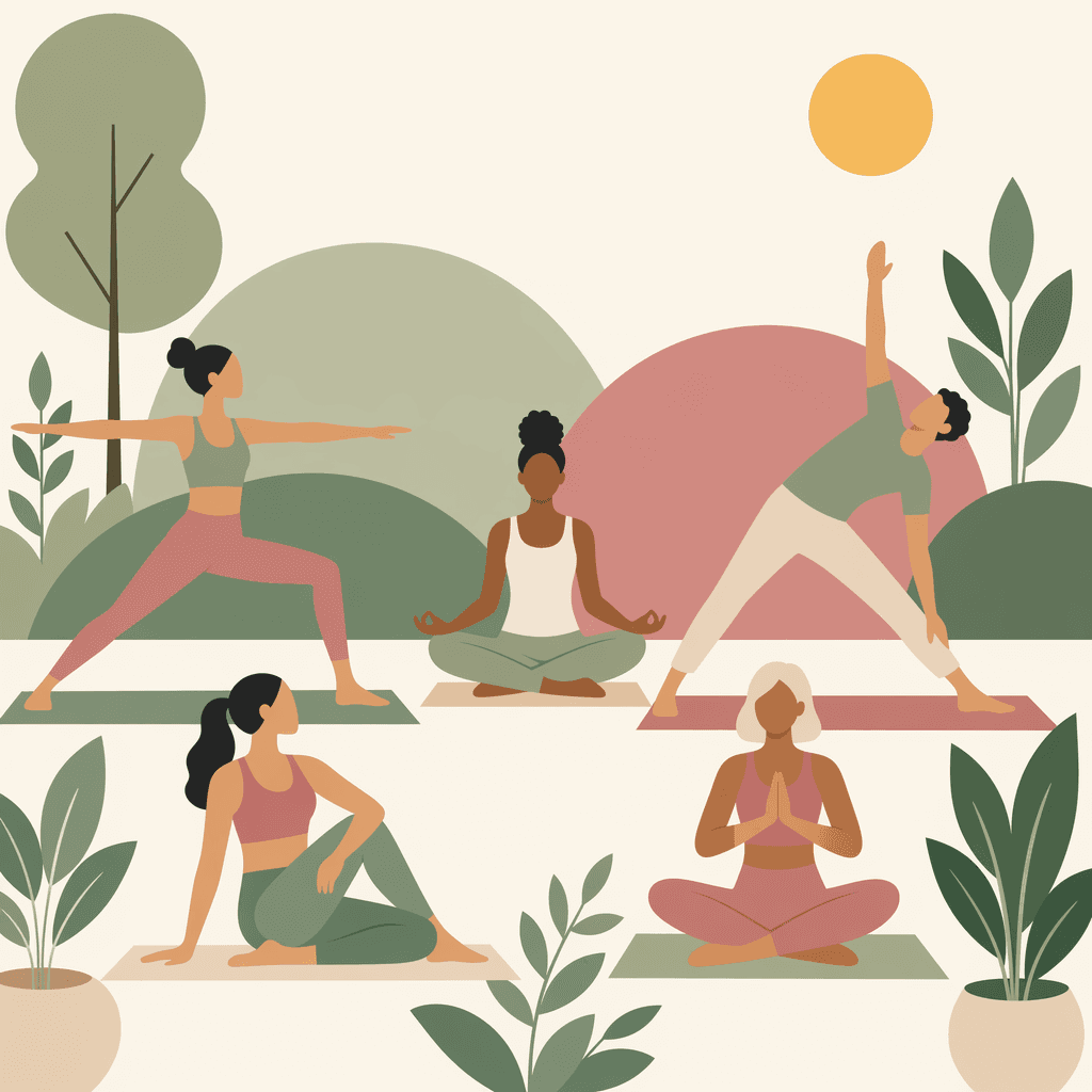 Flat Design Editorial Wellness